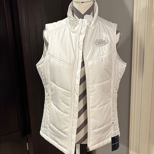 Port Authority White Quilted Puffer Vest